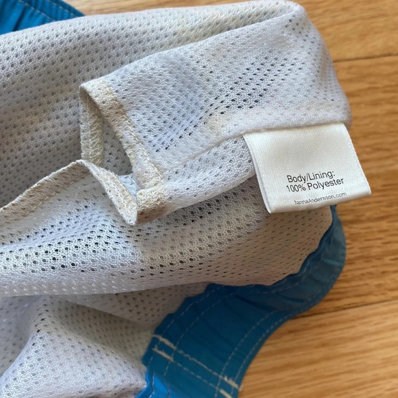 Hanna Anderson Multicolor Boys Swim‎ Suit Swim Trunks Size 150 Size 12 Board - Picture 6 of 6